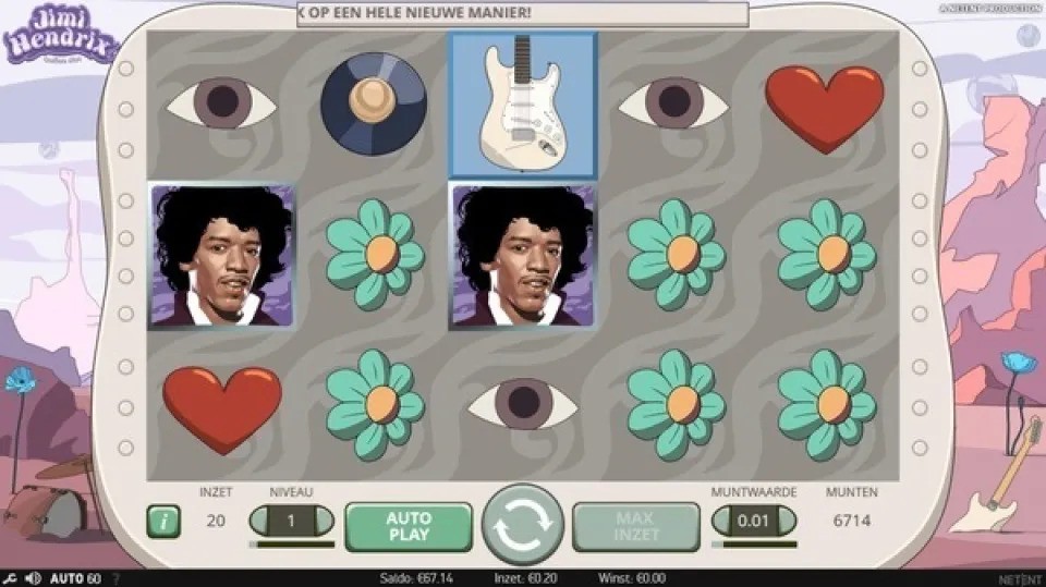 Jimi Hendrix slot recension